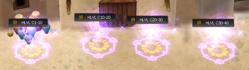 Mortaz leveling zones